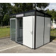 Modulares Gartenhaus isoliert 3x2m mit schwarzen Profilen - inkl. Fußboden - Everbox
