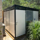 Modulares Gartenhaus isoliert 3x3m mit schwarzen Profilen - inkl. Fußboden - Everbox