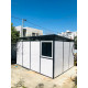 Modulares Gartenhaus isoliert 4x3m mit schwarzen Profilen - inkl. Fußboden - Everbox