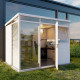 Modulares Gartenhaus isoliert 3x2m weiß - inkl. Fußboden - Everbox