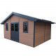 Gartenhaus aus WPC 28mm Holzoptik 498x386cm PREMIUM - Woodlife Garden
