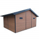 Gartenhaus aus WPC 28mm Holzoptik 498x386cm PREMIUM - Woodlife Garden