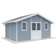 Gartenhaus aus WPC 28mm hellgrau 498x386cm PREMIUM - Woodlife Garden