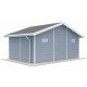 Gartenhaus aus WPC 28mm hellgrau 498x386cm PREMIUM - Woodlife Garden