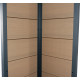 Gartenhaus aus WPC mit Terrasse 28mm in Holzoptik 15m² PREMIUM - Woodlife Garden