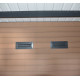 Gartenhaus aus WPC mit Terrasse 28mm in Holzoptik 15m² PREMIUM - Woodlife Garden
