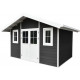 Gartenhaus aus WPC 28 mm, anthrazit, 384x279cm PREMIUM - Woodlife Garden