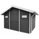 Gartenhaus aus WPC 28 mm, anthrazit, 384x279cm PREMIUM - Woodlife Garden