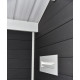Gartenhaus aus WPC 28 mm, anthrazit, 384x279cm PREMIUM - Woodlife Garden