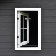 Gartenhaus aus WPC 28 mm, anthrazit, 384x279cm PREMIUM - Woodlife Garden