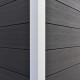 Gartenhaus aus WPC 28 mm, anthrazit, 384x279cm PREMIUM - Woodlife Garden