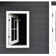 Gartenhaus aus WPC 28mm, anthrazit, 386x292cm PREMIUM Pultdach - Woodlife Garden