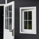 Gartenhaus aus WPC 28mm, anthrazit, 386x292cm PREMIUM Pultdach - Woodlife Garden