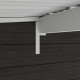 Gartenhaus aus WPC 28mm anthrazit 498x386 cm PREMIUM - Woodlife Garden