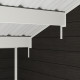 Gartenhaus aus WPC 28mm, anthrazit, 384x384cm PREMIUM - Woodlife Garden