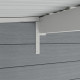 Gartenhaus aus WPC 28 mm, hellgrau, 386x292cm PREMIUM - Woodlife Garden