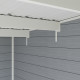 Gartenhaus aus WPC 28 mm, hellgrau, 386x292cm PREMIUM - Woodlife Garden