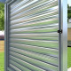 Paneel mit verstellbaren Lamellen - 90cm - hellgrau - X-METAL