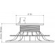 Verstellbarer Block 50/80mm für Holzfundamente - Gardy Shelter