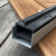 Verstärkungsleisten-Set für das 9m² große Fundament aus druckimprägniertem Holz - Gardy Shelter