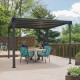 Pavillon Milano 3000 aus Aluminium und Polycarbonat 309x309cm - CANOPIA by Palram