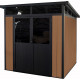 Gartenhaus aus WPC 19,2mm in Holzoptik 4,51m² WINSTON skylight - Woodlife Garden