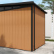 Gartenhaus aus WPC 19,2mm in Holzoptik 4,51m² WINSTON skylight - Woodlife Garden