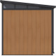 Gartenhaus aus WPC 19,2mm in Holzoptik 4,51m² WINSTON skylight - Woodlife Garden