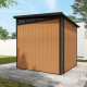 Gartenhaus aus WPC 19,2mm in Holzoptik 4,51m² WINSTON skylight - Woodlife Garden