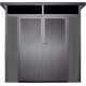Gartenhaus aus WPC 19,2mm anthrazit 4,51m² GORDON skylight - Woodlife Garden