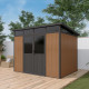Gartenhaus aus WPC 19,2mm in Holzoptik 5,95m² WINSTON skylight - Woodlife Garden