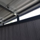 Gartenhaus aus WPC 19,2mm anthrazit 5,95m² GORDON skylight - Woodlife Garden