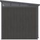 Gartenhaus aus WPC 19,2mm anthrazit 5,95m² GORDON skylight - Woodlife Garden