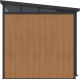 Gartenhaus aus WPC 19,2mm 5,95m² GORDON Skylight in Holzoptik - Woodlife Garden