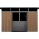 Gartenhaus aus WPC 19,2mm in Holzoptik 7,71m² WINSTON skylight - Woodlife Garden