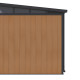 Gartenhaus aus WPC 19,2mm in Holzoptik 7,71m² WINSTON skylight - Woodlife Garden