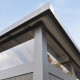 Gartenhaus aus WPC 19,2mm in Anthrazit 7,71m² GORDON Skylight - Woodlife Garden