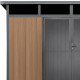 Gartenhaus aus WPC 19,2mm in Holzoptik 7,71m² GORDON Skylight - Woodlife Garden