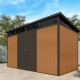 Gartenhaus aus WPC 19,2mm in Holzoptik 7,71m² GORDON Skylight - Woodlife Garden