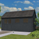 Holzfarbe für den Außenbereich - 0,5L - space grey - Protective Shield - Woodlands