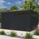 Holzfarbe für den Außenbereich - 0,5L - space grey - Protective Shield - Woodlands