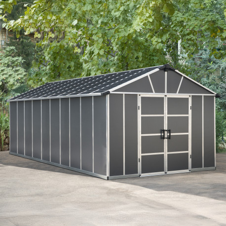 Gartenhaus aus Polycarbonat 21,3m² mit Boden YUKON - Palram - Canopia