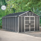 Gartenhaus aus Polycarbonat 17,2m² ohne Boden YUKON - Palram - Canopia