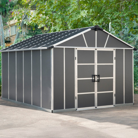 Polycarbonat-Gartenhaus 13m² ohne Boden YUKON - CANOPIA by Palram