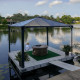 Pergola aus Aluminium und Polycarbonat 360x360cm Palermo™ 3600 - Canopia