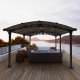 Gartenlaube aus Aluminium und Polycarbonat Tucson™ 5000 – Canopia