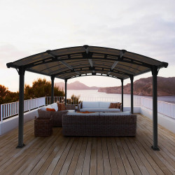 Gartenlaube aus Aluminium und Polycarbonat Tucson™ 5000 – Canopia