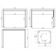 Pavillon mit Lamellendach aus Aluminium freistehend + motorisiert in Graphitschwarz 3x3m - mit Fernbedienung - X-METAL