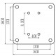 Pavillon mit Lamellendach aus Aluminium freistehend + motorisiert in Graphitschwarz 4x3m - mit Fernbedienung - X-METAL