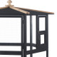 Vogelvoliere aus thermobehandeltem FSC-Holz Durchm. 150cm x H.164cm - Shelty Pet
